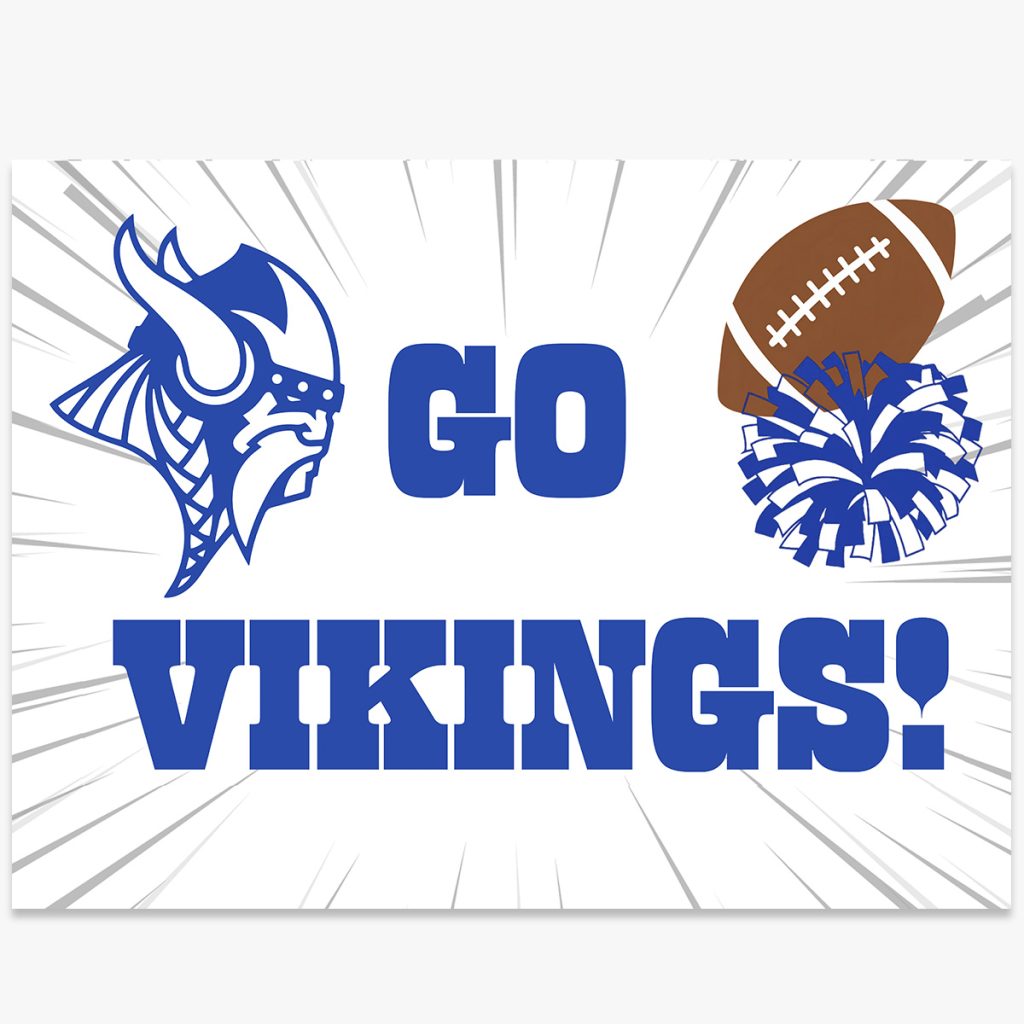 Grand Island Vikings Softball Football Cheer
