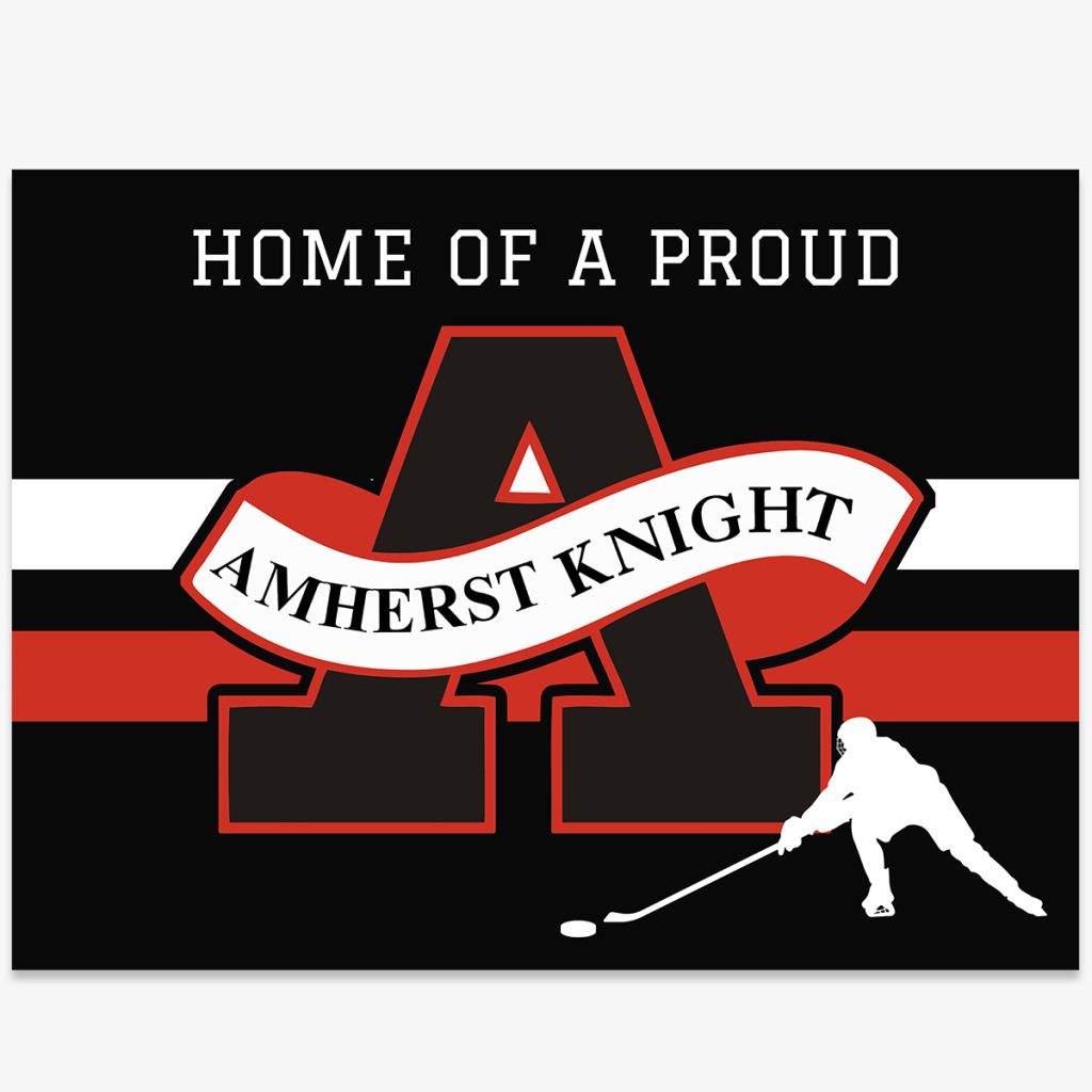 Home of a Proud Amherst Knight (Player)