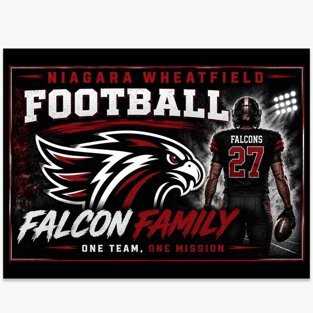 NW Falcons Player Back